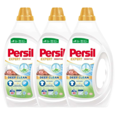 Persil Sensitive Gel folyékony Mosószer 3x1,35L - 90 mosás tisztító- és takarítószer, higiénia