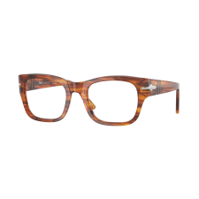 Persol PO3297V 1157 Striped Brown Demo Lens szemüveg szemüvegkeret