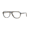 Persol PO3368V 1222 Frost Grey/Nautical Blue Demo Lens szemüveg