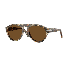 Persol PO3370S 122157 Amber Brown/Pirate Black Brown Polar napszemüveg napszemüveg