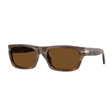 Persol PO3398S 120857 Striped Brown Brown Polarized napszemüveg