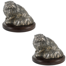  Perzsa macska szobor, irodai figura, trófea egy Art-Dog macskakiállításra dekoráció