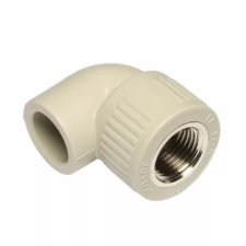 Pestan Plastik 25-1/2″ BM 90° könyök süthető fém menettel PPR (840011606) hűtés, fűtés szerelvény