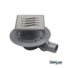  Pestan zuhanyfolyóka Confluo Standard fém 10 x10 cm építőanyag