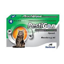  PESTIGON SPOTON MACSKA 4X0,5ML BOLHA ÉS KULLANCSÍRTÓ élősködő elleni készítmény macskáknak