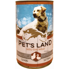 Pet&#039;s Land Pet s Land Dog Konzerv Baromfi 1240g kutyaeledel