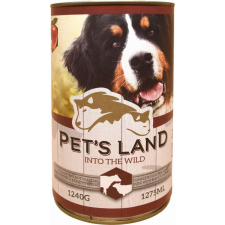 Pet&#039;s Land Pet s Land Dog Konzerv Marhamáj-Bárányhús almával 1240g kutyaeledel