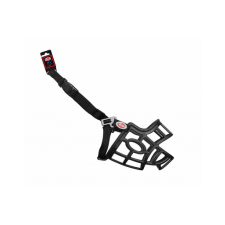 PET NOVA Rugalmas műanyag szájkosár L szájkosár 35cm pánt 49-66cm kutyafelszerelés