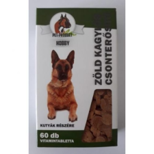 Pet Product Zöld Kagylós csonterősítő 60db vitamin, táplálékkiegészítő kutyáknak