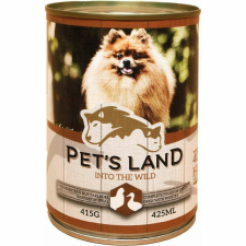 Pet s Land Dog Konzerv Baromfi 415g kutyaeledel