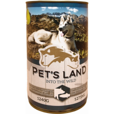 PET'S LAND Dog Sertés-Hal Körtével 1240g kutyaeledel