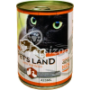 PET'S LAND PET S LAND CAT KONZERV BAROMFI 415G
