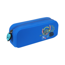 Peter Pen Kft. CoolPack Tolltartó egyrekeszes szilikon kék Disney STITCH Black tolltartó