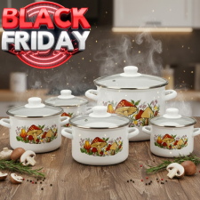  Peterhof 10 részes mintás edénykészlet PH15885 (TD9788) Akció edény