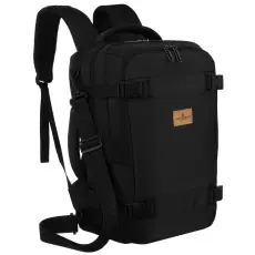  Peterson Hátizsák – Kézipoggyász –  Ptn Bielik-6491 Black – Fekete – 40 X 25 X 20 Cm –