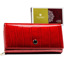  Peterson Női Bőr Pénztárca Ptn 42100-Cb-8799 Red pénztárca