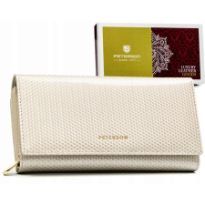  Peterson Női Bőr Pénztárca Ptn 42100-Sbr-7365 Beige pénztárca