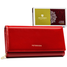  Peterson Női Bőr Pénztárca Ptn 42106-Sgn-8423 Red
