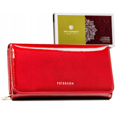  Peterson Női Bőr Pénztárca Ptn 421077-Sh-7495 Red – Piros