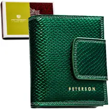  Peterson Női Bőr Pénztárca Ptn 42329-Dsl-6112 Zöld pénztárca
