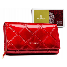  PETERSON NŐI BŐR PÉNZTÁRCA PTN 72035-PLT-6371 Red pénztárca