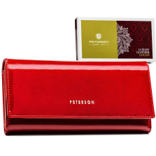  Peterson Női Bőr Pénztárca Ptn 72037-Saf-8638 Red &#8211; Piros pénztárca