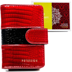  Peterson Női Bőr Pénztárca Ptn Ph31-3-Rs-1566 Red – Piros