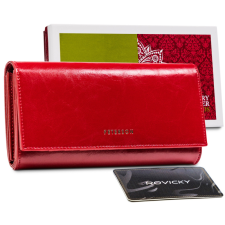  PETERSON NŐI BŐR PÉNZTÁRCA PTN PL-403-1551 Red pénztárca
