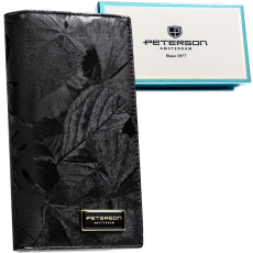  Peterson Női Pénztárca – Echo És Természetes Bőr Ptn Ps1431-Mlf Black
