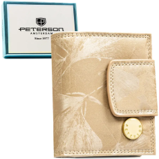  Peterson Női Pénztárca – Echo És Természetes Bőr Ptn Ps329-Mlf-2661 Beige