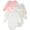 Petit bateau Bébi body LOT BODIES X 5 Rózsaszín 12 hónapos