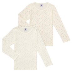 Petit bateau Hosszú ujjú pólók TSML X2 Fehér 3 éves