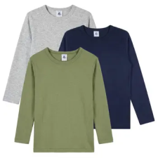 Petit bateau Hosszú ujjú pólók TSML X 3 Sokszínű 5 éves gyerek póló