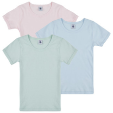 Petit bateau Rövid ujjú pólók 3 TEE SHIRTS MC Sokszínű 6 éves