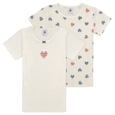 Petit bateau Rövid ujjú pólók TSMC X2 Fehér 6 éves gyerek póló