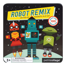 Petit Collage kreatív mágneses játék Robotok kreatív és készségfejlesztő