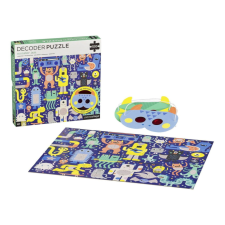Petit Collage Puzzle szörnyek 3D szemüveggel 100 db puzzle, kirakós