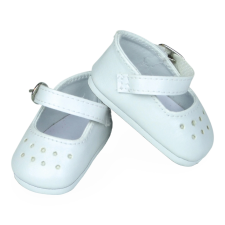 Petitcollin fehér cipő babának 27 cm játékbaba felszerelés