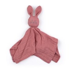Petite&Mars Bambusz muszlin szundikendő Hugo Dusty Rose 0hó+ bébiplüss