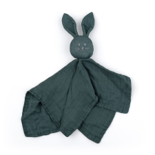 Petite&Mars Bambusz muszlin szundikendő Hugo Misty Green bébiplüss