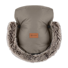 Petite&amp;Mars Furry Kézmelegítő kesztyű babakocsira Mocha Mousse babakocsi kiegészítő