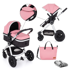 PETITE&MARS Kombinált babakocsi 2in 1 Grand II Platinum Pink babakocsi