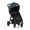 Petite&amp;Mars Petite &amp; Mars Street2 RWS Black Limited 100 Jellyfish Sport Babakocsi - Limitált Kiadás, Golyóscsapágyas Kerekekkel és Prémium Kényelemmel Városi Sétákhoz
