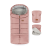 PETITE &Mars Téli szett Jibot 3in1 bundazsák + kézmelegítő kesztyű babakocsira Jasie Dusty Pink