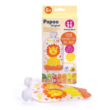 Petite and Mars Papoo Original tasak bébiételekhez lion 6 db babaétkészlet