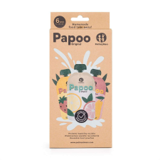 Petite&Mars Petite & Mars Papoo Original tasak bébiételekhez, 6 db babaétkészlet