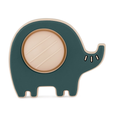 Petite&Mars Petite&Mars Elephant Edwin Szilikon játék 6hó+, Misty Green készségfejlesztő