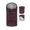 Petite&Mars Petite&Mars Téli szett Jibot 3in1 bundazsák + Jasie kézmelegítő, Mysterious Plum