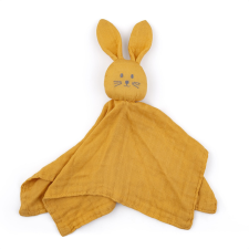 PetiteMars PETITE&amp;MARS Bambusz muszlin szundikendő Hugo Intense Ochre 0hó+ bébiplüss