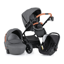 PetiteMars PETITE&amp;MARS Rover II 3in1 kombinált babakocsi Grey babakocsi